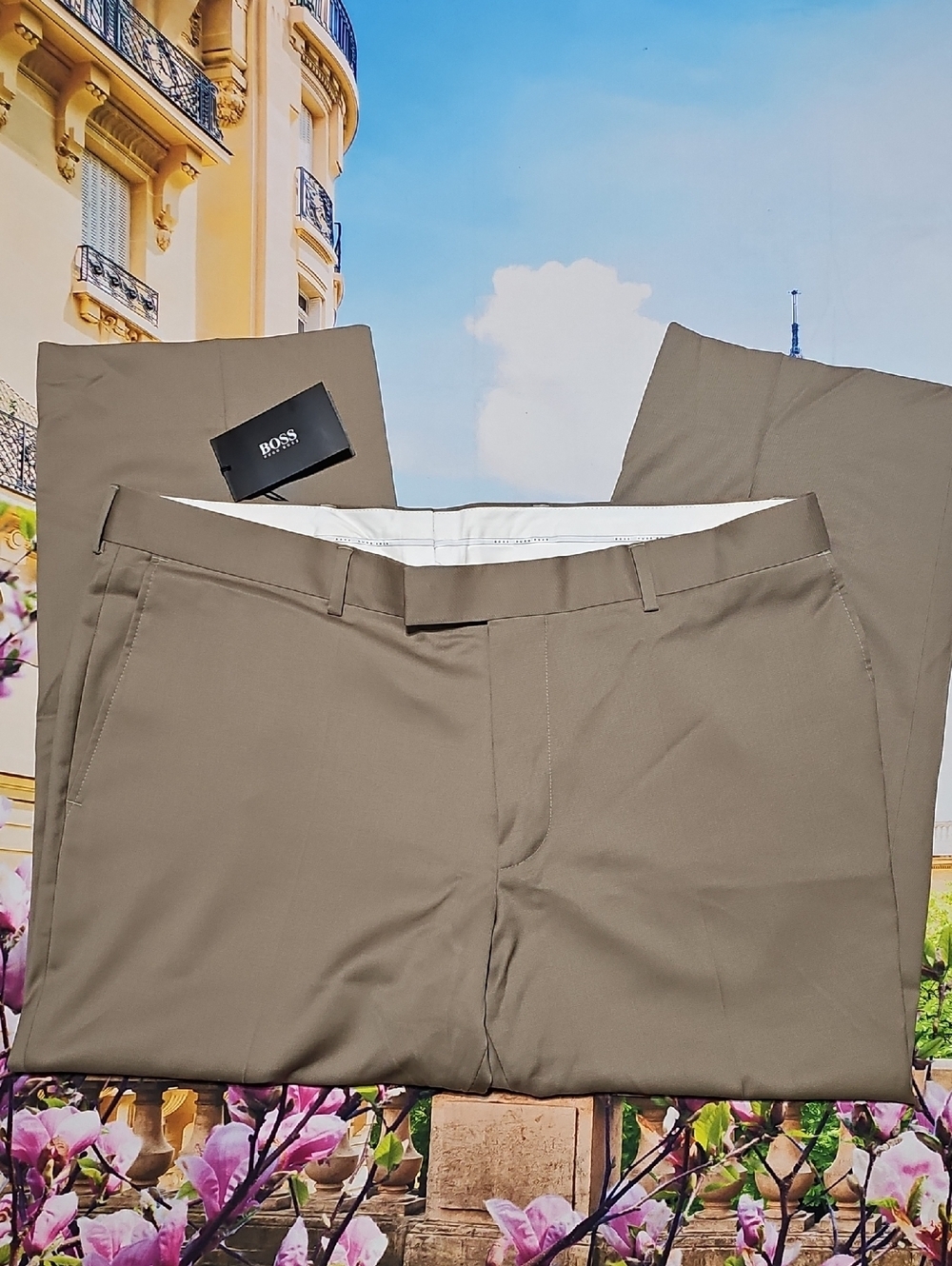 Hugo Boss Trousers Pants James Brown Size 38x27 New